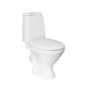 Унитаз-компакт Sanita Кама Эконом с сидением стандарт WC.CC/Kama/1-P/WHT.G/S1