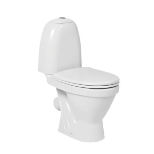 Унитаз-компакт Sanita Виктория Эконом с сидением стандарт WC.CC/Victoria/1-P/WHT.G/S1