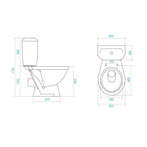 Унитаз-компакт Santek Паллада 1WH302371