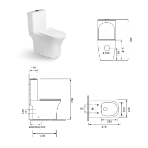 Унитаз-компакт SantiLine SL-5022