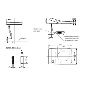 TOTO WASHLET SG Сиденье с дистанционным управлением для унитаза CW512YR