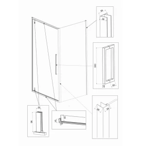 Душевой уголок Veconi Rovigo RV-033 70х90