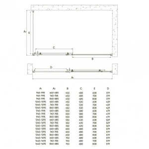 Душевой уголок Veconi Rovigo RV-072 100х90