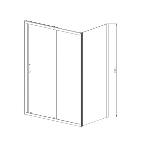 Душевой уголок Vincea Alpha 100х90 VSR-3AL9010MT