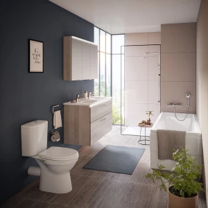 Унитаз-компакт напольный VitrA Norm Fit c сиденьем микролифт 9844B0997200