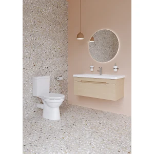Унитаз-компакт напольный VitrA Norm Eisberg c сиденьем микролифт 9844B0997201