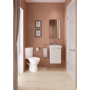 Унитаз-компакт напольный угловой VitrA Norm Wenkel с сиденьем микролифт 9854B0997200