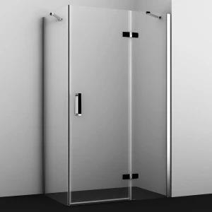 Душевой уголок Wasserkraft Aller 10H06RBLACK MATT 120x80
