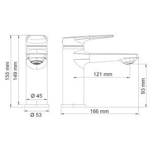 Смеситель Wasserkraft Lopau 3203 для раковины