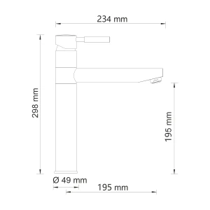 Смеситель Wasserkraft Main 4107 для кухни
