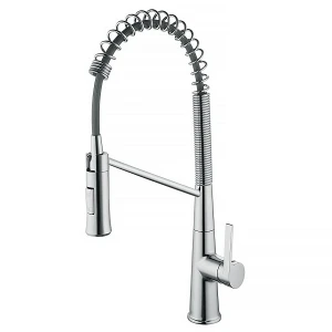 Смеситель Azario Spring для кухни AZ-VGT569183C с выдвижным изливом и подключением к фильтру