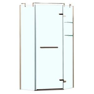 Душевой уголок Azario Montreal 90х90 L AZNWG3231900LGOLD