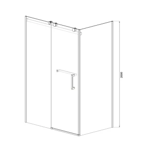 Душевой уголок Azario Vancouver 120х80 AZNKF1131L800