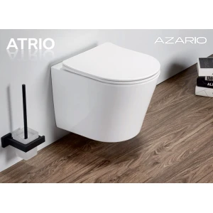 Унитаз подвесной Azario Atrio безободковый с сиденьем микролифт AZ2330