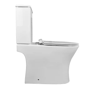 Унитаз-компакт напольный Azario FRETTA ROUND безободковый с сиденьем микролифт AZ-1038A