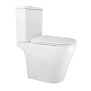 Унитаз-компакт напольный Azario Flin безободковый с сиденьем микролифт AZ-1363C