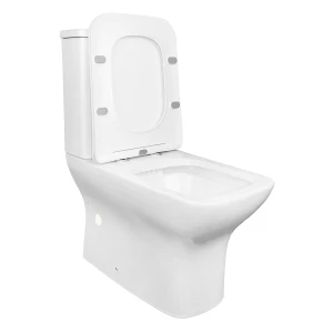 Унитаз-компакт напольный Azario Fresco безободковый с сиденьем микролифт AZ-8302