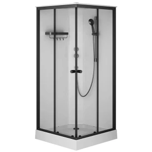 Душевая кабина AM.PM X-Joy 90x90 W94C-403-090BT профиль черный матовый, низкий поддон