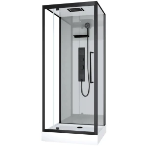 Душевая кабина Acquazzone Nikita 90SL BLACK 90х90