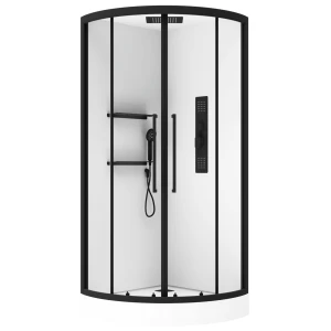 Душевая кабина Acquazzone Omega 90 BLACK 90х90