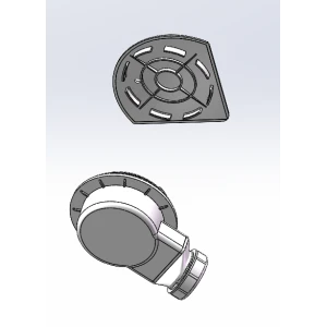 Душевая кабина Acquazzone Omega 90T BLACK 90х90 без крыши