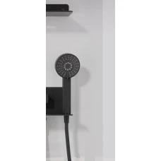 Душевая кабина Acquazzone Viktoria 115SL BLACK 115х90