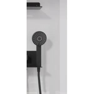 Душевая кабина Acquazzone Viktoria 115SL BLACK 115х90