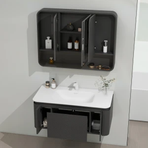 Зеркальный шкаф Black & White U930.MC1000 100