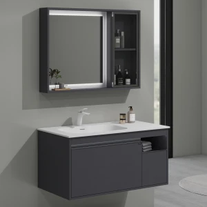 Тумба с раковиной Black & White U910.1000 100 подвесная