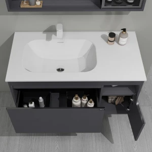 Тумба с раковиной Black & White U910.1000 100 подвесная