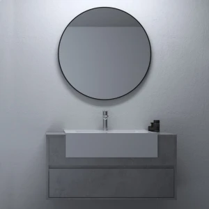 Тумба с раковиной Black & White U903.1000-1 100 подвесная