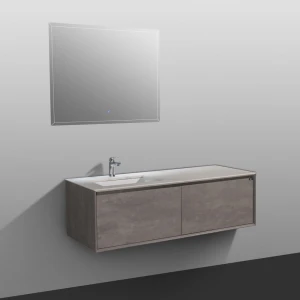 Тумба с раковиной Black & White U909.1500 150 подвесная
