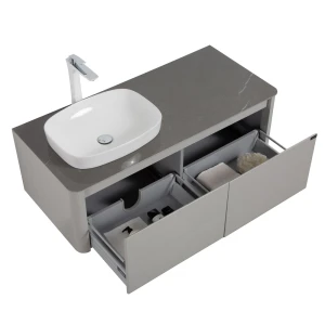 Тумба с раковиной Black & White U915.1200L 120 подвесная