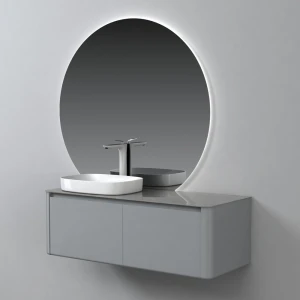Тумба с раковиной Black & White U915.1200L 120 подвесная