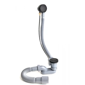 Слив-перелив полуавтомат Delice DLR000008 Черный матовый