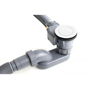 Слив-перелив полуавтомат Delice DLR000017 Белый глянцевый