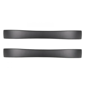 Ручки для чугунных ванн скобообразные Черные матовые Delice серия Elite (комплект 2 шт)