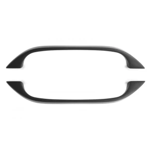 Ручки для чугунных ванн скобообразные Черные матовые Delice серия Elite (комплект 2 шт)