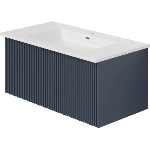 Тумба под раковину La Fenice TERRA Blu Grigio 80 синяя