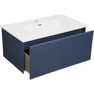 Тумба под раковину La Fenice TERRA Blu Grigio 80 синяя