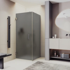 Душевой уголок Maybah Glass на петлях 100х100 MGY-1310-4 Графит матовый