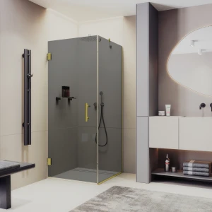 Душевой уголок Maybah Glass на петлях 90х90 MGY-1308-3 Графит