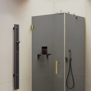 Душевой уголок Maybah Glass на петлях 90х90 MGY-1308-3 Графит