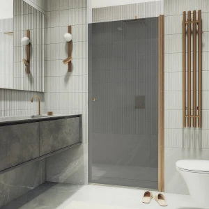 Душевая дверь в нишу Maybah Glass на монопетле 80х198 MGD-806-2 Графит