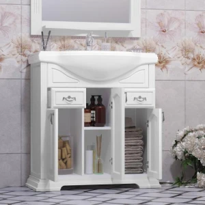 Тумба под раковину Opadiris Риспекто 80, цвет белый матовый