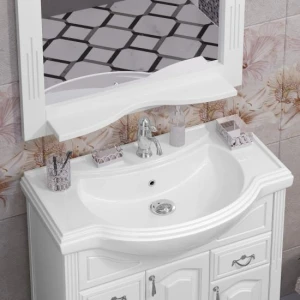 Тумба под раковину Opadiris Риспекто 80, цвет белый матовый