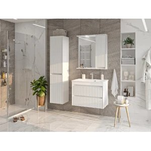 Зеркальный шкаф Brevita Balaton 75 правый (белый)