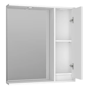 Зеркальный шкаф Brevita Balaton 75 правый (белый)