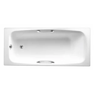 Чугунная ванна Jacob Delafon Diapason 170x75 E2926 с отверстиями для ручек