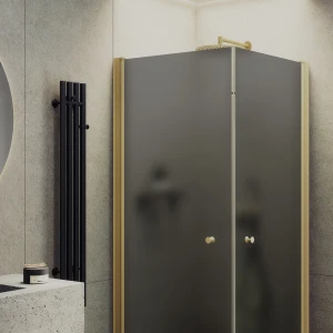 Душевой уголок Maybah Glass на монопетлях 90х90 MGY-1299-3 Графит матовый